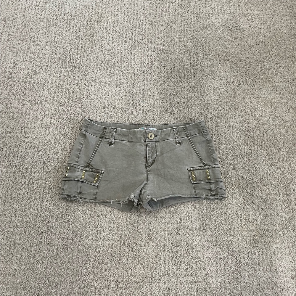 Love Fire Army Green Shorts